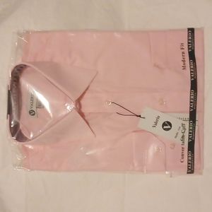 Men's Pink Dress Shirt 15-15.5
